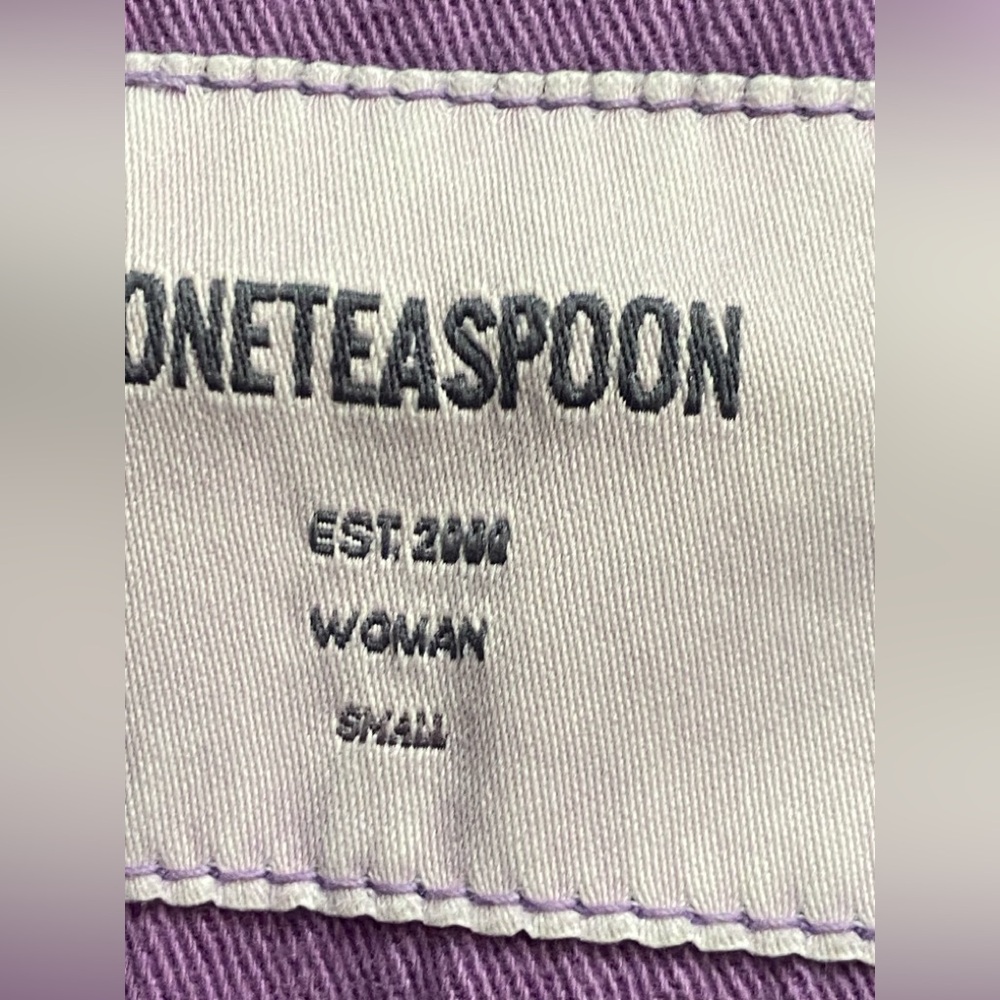 ONE TEASPOON Purple Jumpsuit Prophecy Purple Dove Romper Shorts Long Sleeve - Picture 6 of 12